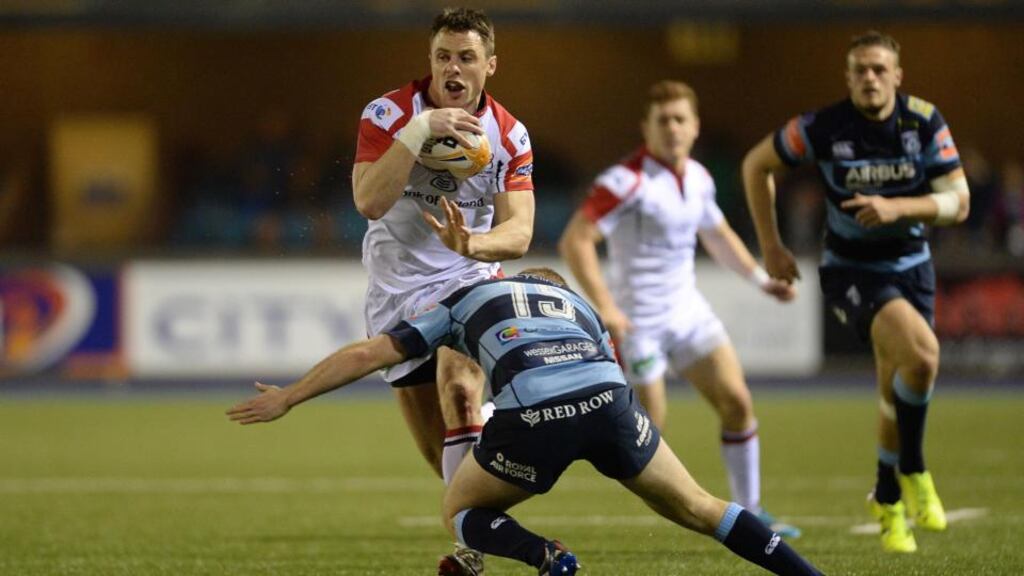 Ulster’sTommy Bowe: “Everybody told me with your groin you can come back and hurt it and then you’re out for the season. But I knew there was still a huge amount of the current season and obviously it’s now Saracens.” Photograph: Inpho