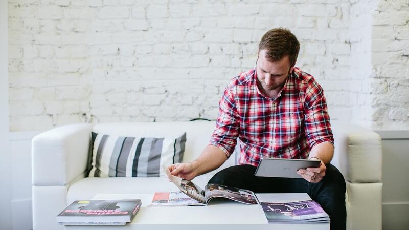 Ed McCready, creative director and co-owner of CoolMoss Creative Agency in Dublin’s Digital Hub: “In the grand scheme of things, people are good people, and I think they’ll be open to it and give people a chance. People are homeless and they deserve a chance.”