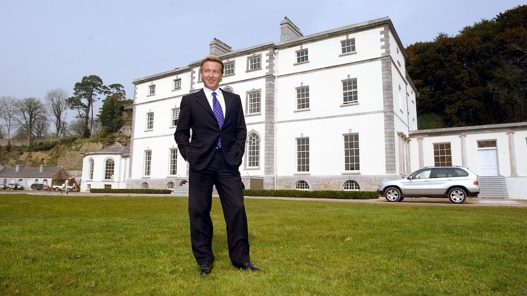 Irish Dancer Michael Flatley pictured in 2004 at the restored Castlehyde House. Photograph: Provision