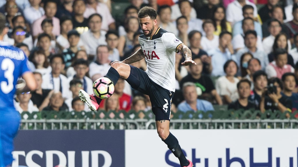 Kyle Walker is set to make the move from Tottenham Hotspur to Manchester City. Photo: Getty Images