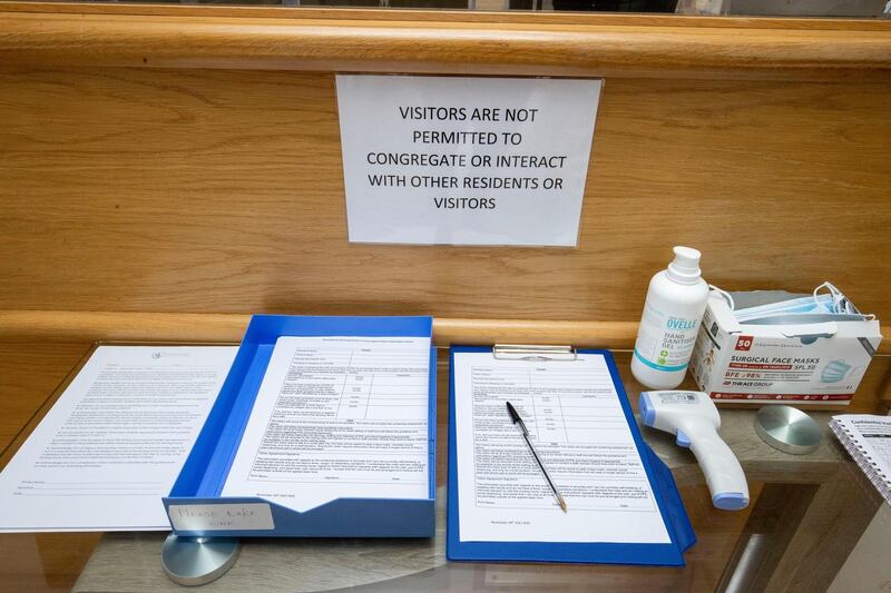 Talbot Lodge (Brookhaven Healthcare) reception. Photograph: Tom Honan