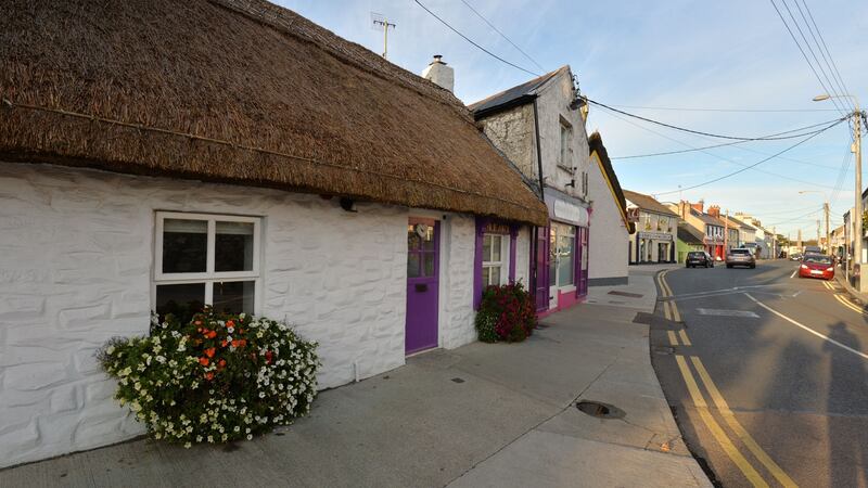 A thatched cottage in Skerries, Co Dublin, which was named Ireland’s Tidiest Town for 2016. Photograph: Alan Betson/The Irish Times