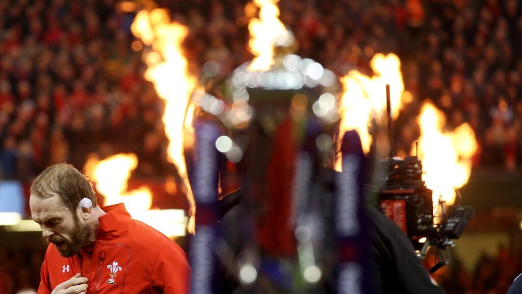 Alun Wyn Jones will earn his 132nd Wales cap against England on Saturday. Photograph: Tommy Dickson/Inpho