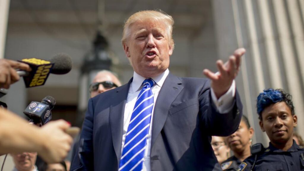 US Presidential hopeful Donald Trump has indicated that he would end the popular J-1 work visa program if elected. Photograph: Reuters