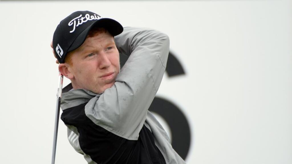 Gavin Moynihan: got Ireland off to great start in the singles with victory over Ryan Evans. Photograph: Getty Images.