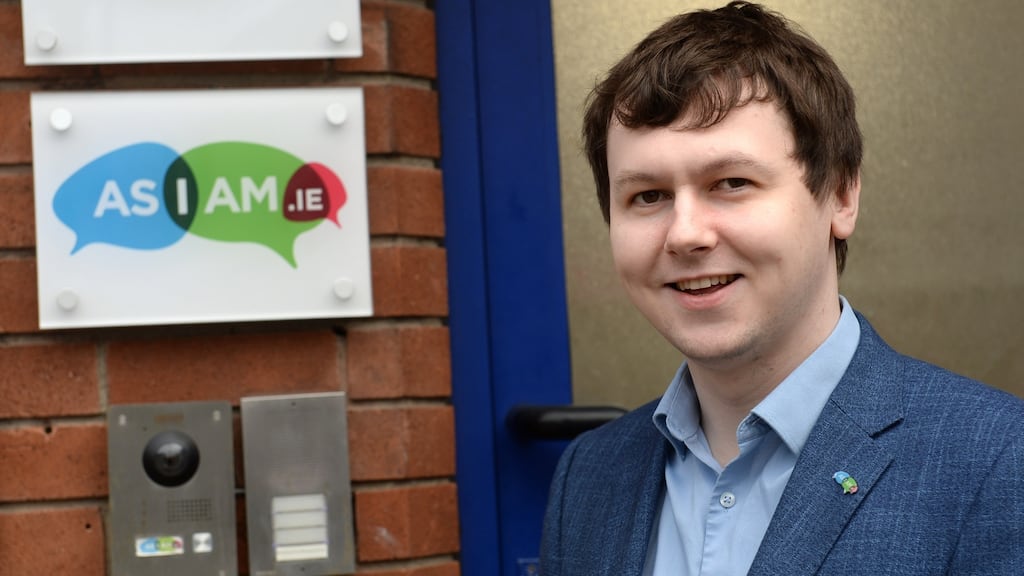 Adam Harris is the chief executive of autism charity AsIAm. Photograph: Dara Mac Dónaill/The Irish Times