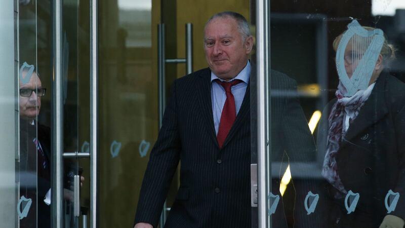 Forensic scientist John Hoade leaving court on Friday. Photograph: Collins Courts