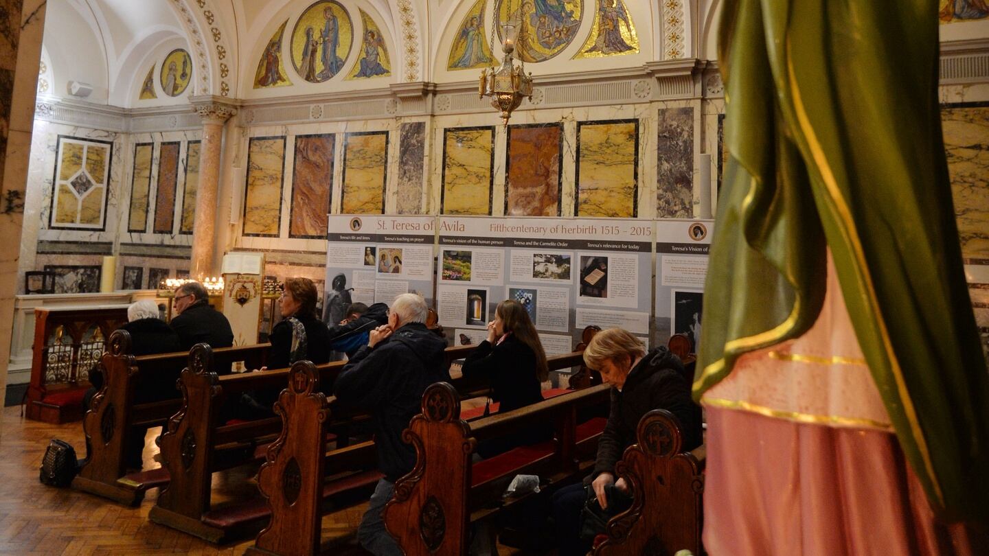 03/12/2015 - NEWS- Clarendon Street Church, tucked away off Dublins Grafton Street away from the hussle and bussle of one of Dublins main shopping areas.pic for WeekendPhotograph: Alan Betson / The Irish Times