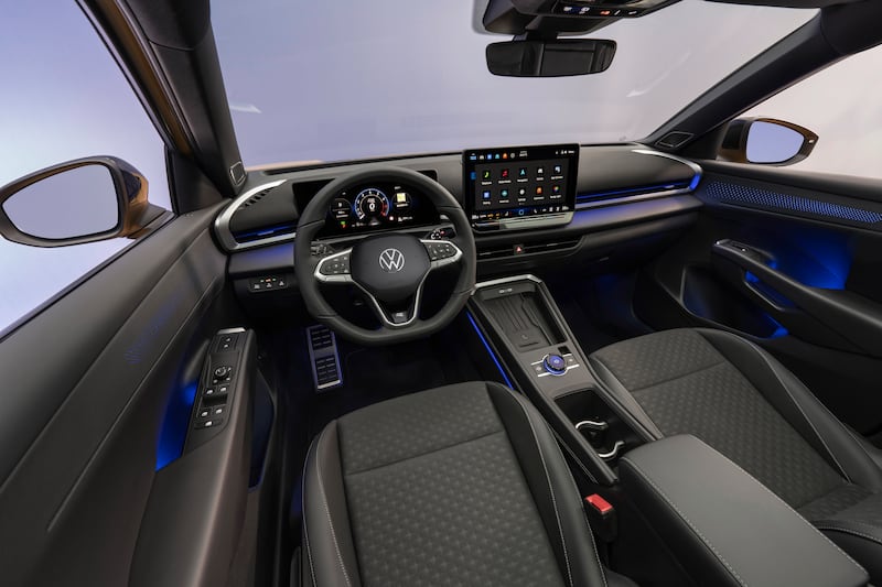 Interior of the new Volkswagen T-Roc