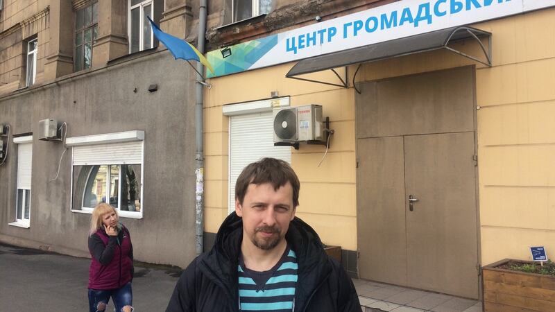 Maxim Borodin, a councillor for the anti-corruption People Power party in Mariupol. “It’s a choice between two evils.” Photograph: Daniel McLaughlin