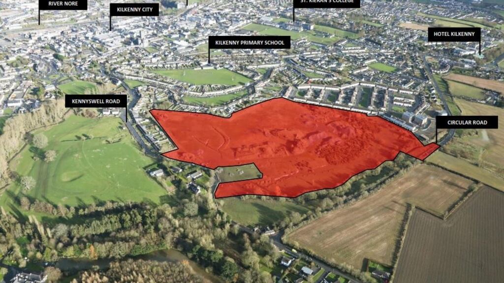 Land for sale around Robertshill, which is 2km west of Kilkenny city