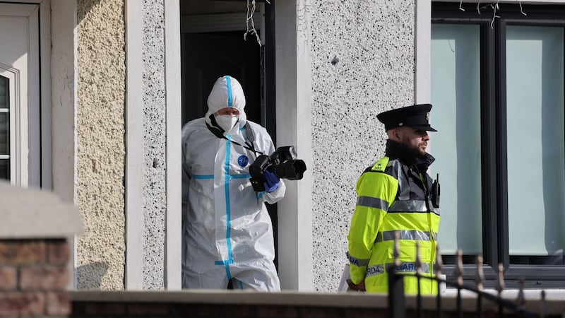 The scene has been preserved for technical examination. Photograph: Nick Bradshaw