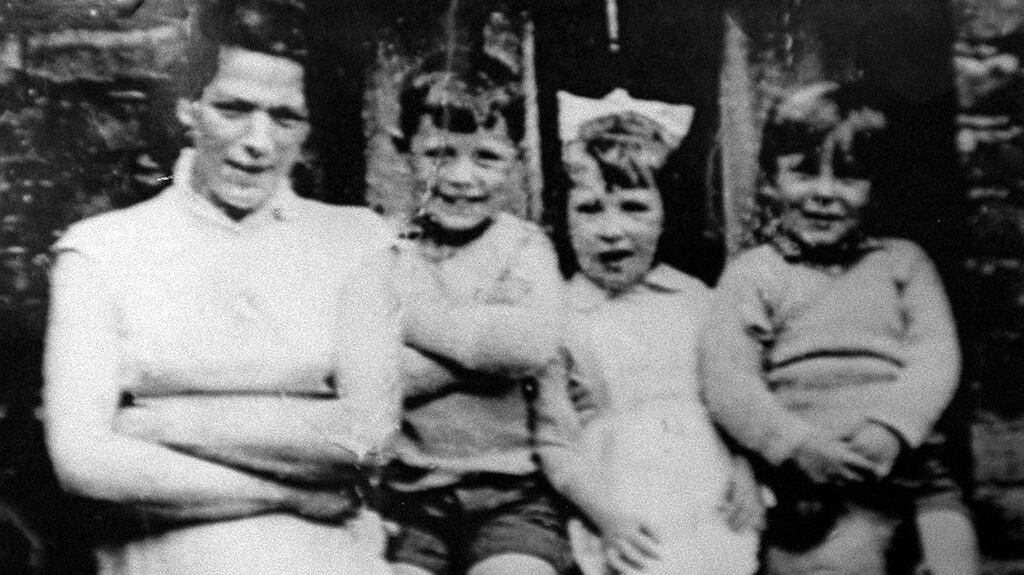 Jean McConville (left), with three of her children shortly before she disappeared in 1972