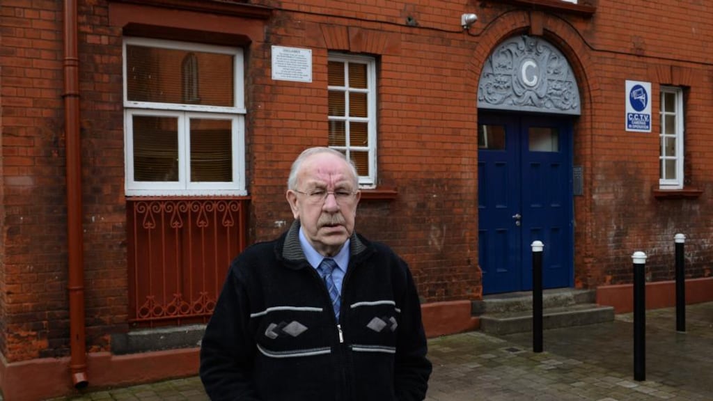 Jack Reilly at the Iveagh Flats: ““I’ve absolutely no regrets. This all holds great memories for me.” Photograph: David Sleator