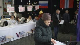 Dozens killed and hurt in missile strike on Ukraine as Russia starts presidential election