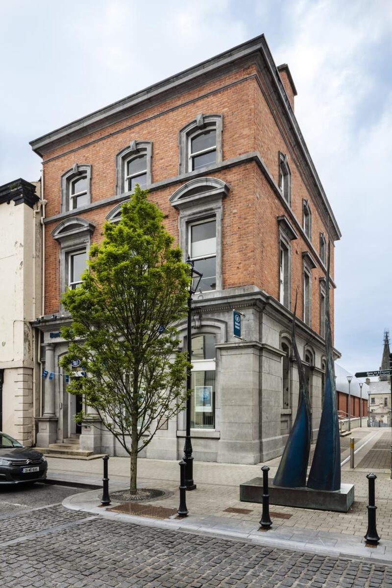 The Bank of Ireland branch in  Ballina, Co Mayo, has a net value of €2,490,331. Photograph: Peter Moloney