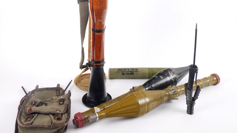Lot 247: RPG Rocket launcher – deactivated (€4,000-€6,000) at Whyte’s.