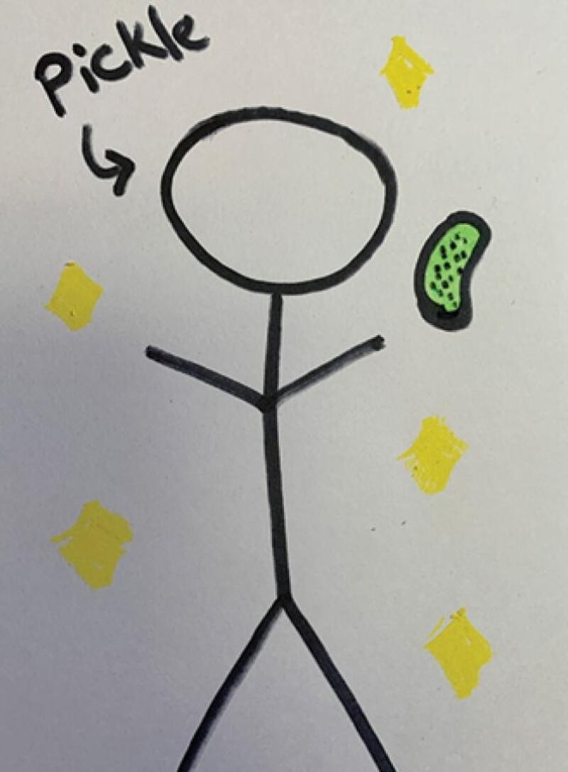 Delila agus Pickle. Illustration: Kel Menton