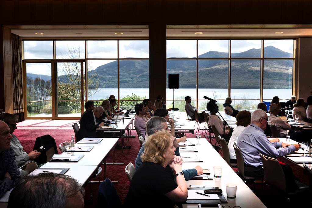 Delegates at the IMO Annual General Meeting in Killarney, Co.Kerry. Photograph: Shane O'Neill, Coalesce.
