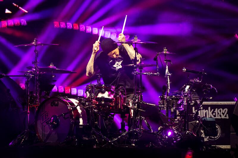 Blink-182: Travis Barker. Photograph: Tom Honan
