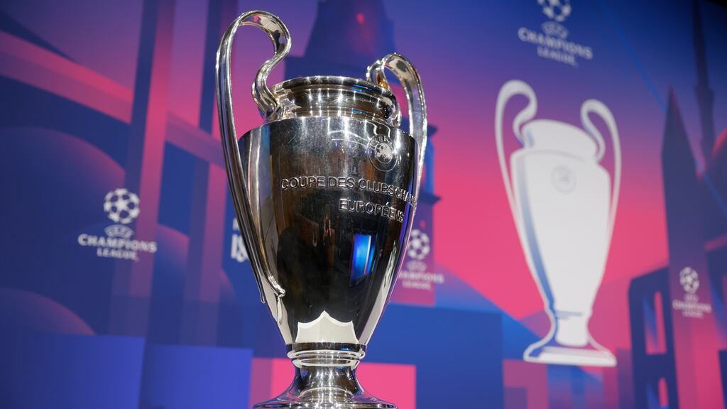 The Champions League quarter and semi-final draw was made in Nyon on Friday morning. Photograph: EPA