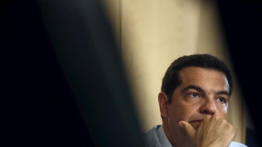 Greek prime minister Alexis Tsipras is asking parliament to approve the €85bn bailout deal Photograph: Reuters