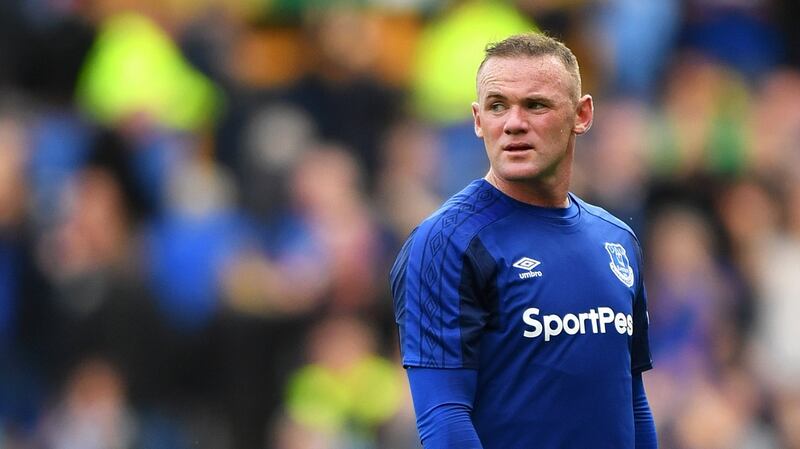 Gylfi Sigurdsson joins Wayne Rooney at Goodison Park. Photograph: Anthony Devlin/PA
