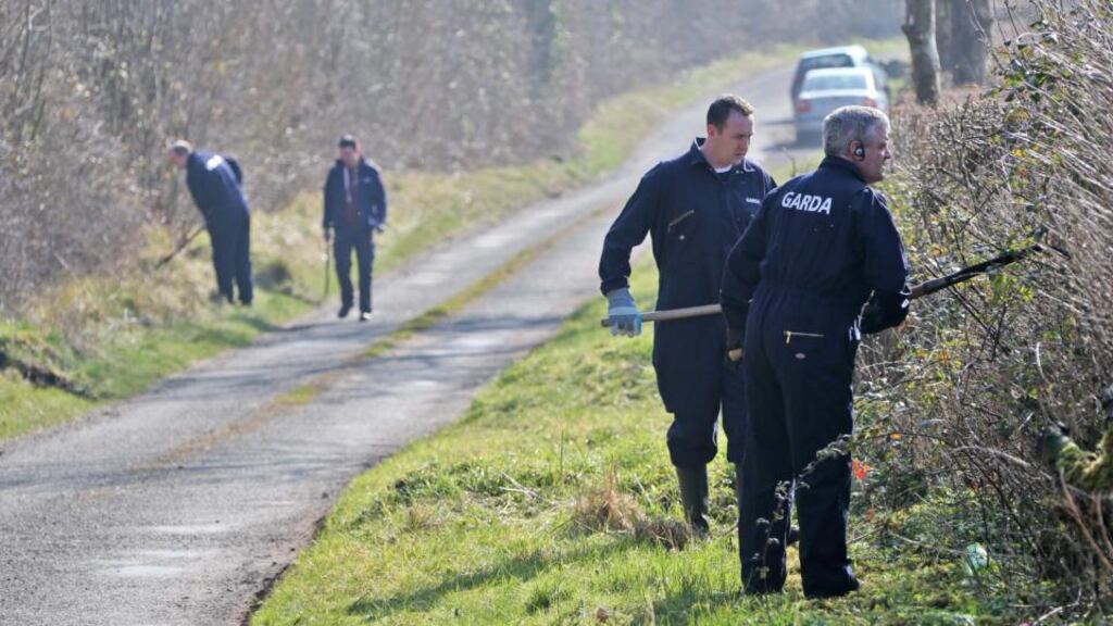 The remains of a man were discovered in a nearby field by a farmer on Wednesday. Photograph: Colin Keegan/Collins Dublin.