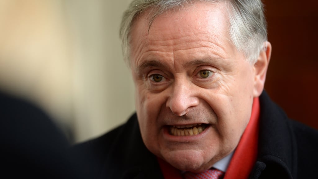 Labour party leader Brendan Howlin says he believes there will be a decisive result in favour of change. Photograph: Dara Mac Dónaill/The Irish Times
