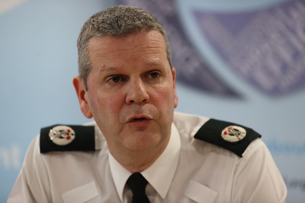 PSNI Assistant Chief Constable Chris Todd said an investigation has commenced into the posting of three officers' details on a bus shelter. Photograph: Liam McBurney/PA Wire