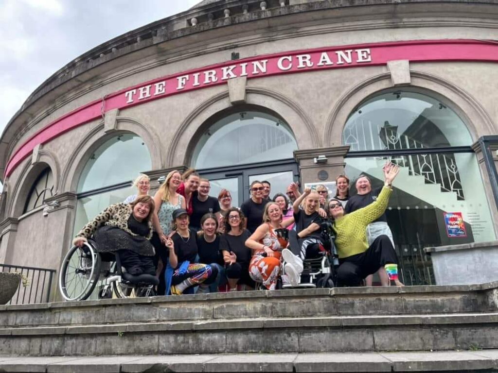 Year 1 Inclusive Dance Cork participants with facilitators and partners