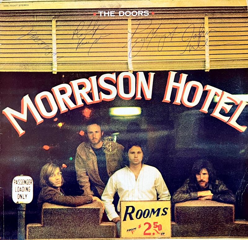 Ian Dowling’s autographed Doors album