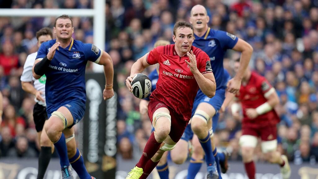 Munster’s Tommy O’Donnell: “There’s plenty of games left to be played, and plenty of rugby left in the season, and all to play for.” Photograph: Dan Sheridan/Inpho