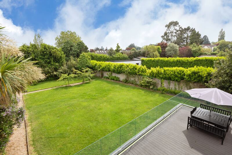 Back garden with decking