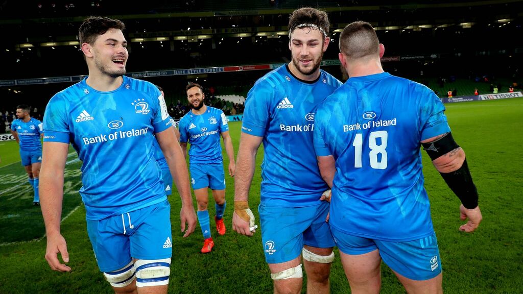 Max Deegan, Caelan Doris and Andrew Porter will all be pushing for Six Nations selection. Photograph: Ryan Byrne/Inpho