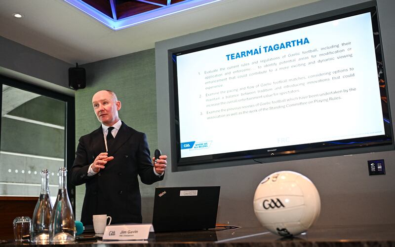 The Football Review Committee is chaired by former Dublin manager Jim Gavin. Photograph: Seb Daly/Sportsfile