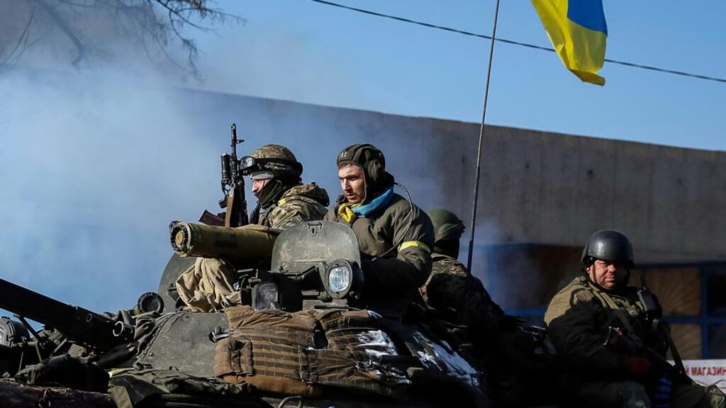 A ceasefire is due to start tonight in estern Ukraine. Photograph: Gleb Garanich/Reuters