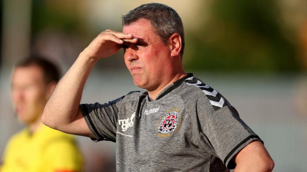 Bohemians manager Keith Long. Photograph: Donall Farmer.