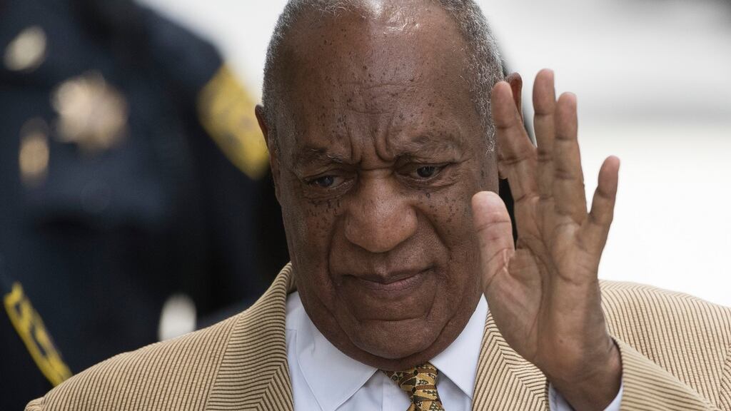 Comedian Bill Cosby outside court in Pennsylvania, the US. File photograph: Matt Rourke/AP Photo