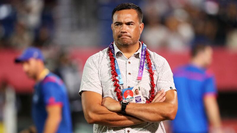 Samoa coach Steve Jackson said he was ‘bewildered by some of Jaco Peyper’s decisions during his side’s defeat to Japan. Photograph: Stu Forster/Getty
