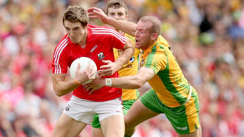 Aidan Walsh: has returned to help Cork footballers against Longford. Photograph: James Crombie/Inpho