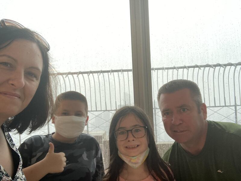 Anne-Maire Nurnberger and her family