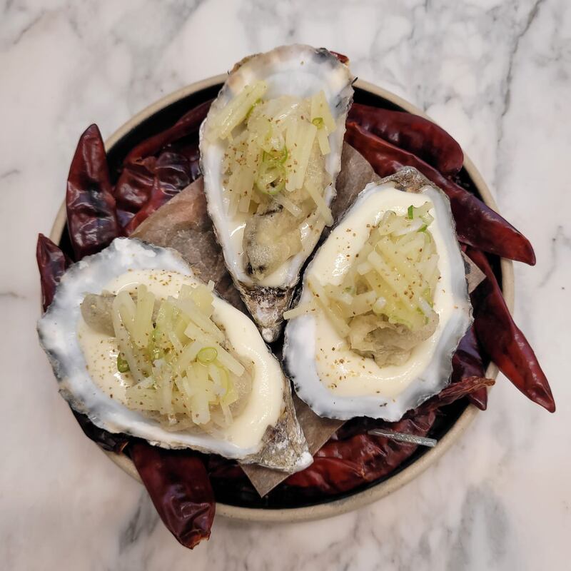 Hyde: the food at Gekko restaurant is described as contemporay Asian