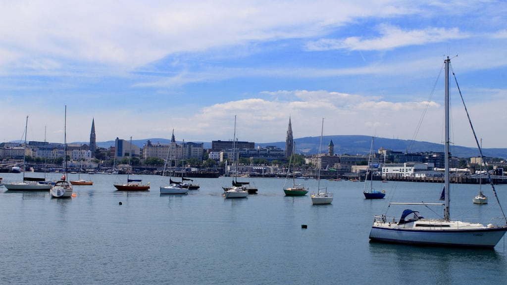 Dún Laoghaire harbour, looking towards the seafront. Photograph: iStock