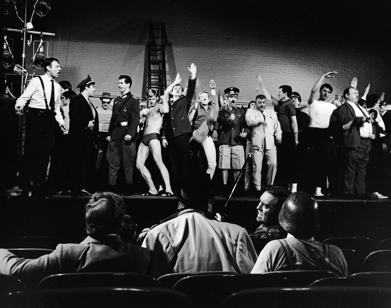 The Producers famously included a song-and-dance number titled Springtime for Hitler. Photograph: MGM Studios/Courtesy of Getty Images