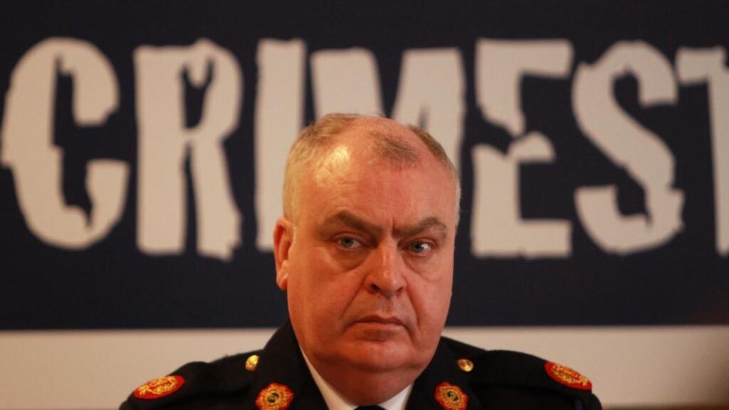 Assistant Garda Commissioner Derek Byrne. Mr Byrne said that cybercrime was one of the biggest emerging problems facing Irish households at the publication of the Crimestoppers annual report. Photograph: Nick Bradshaw/The Irish Times