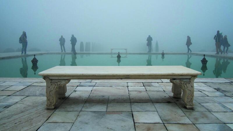 Taj Mahal, Agra, India, 2014, from Volte-face by Oliver Curtis