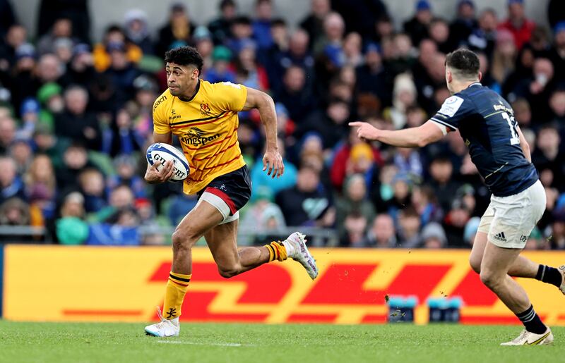 Ulster’s Rob Baloucoune. Photograph: Billy Stickland/Inpho