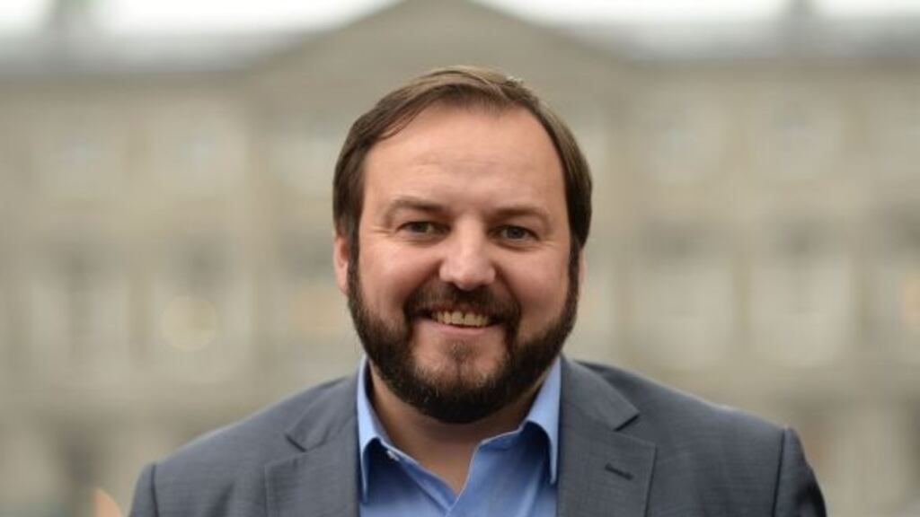 Tánaiste Joan Burton hit out at Donegal TD Pádraig Mac Lochlainn, describing him as a ‘barroom brawler’. Photograph: Dara Mac Dónaill/The Irish Times