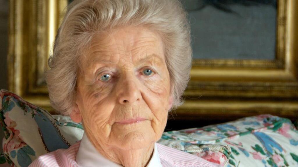 Deborah, the Dowager Duchess of Devonshire. In later years she was nicknamed the “housewife duchess”. Photograph: Bridget Flemming/Chatsworth House Trust/PA Wire